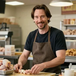 keanu reeves working in a uk chicken shop