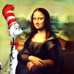 the mona lisa as an illustration by dr seuss