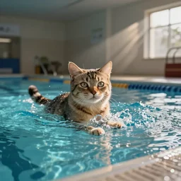 swimming gym for cat