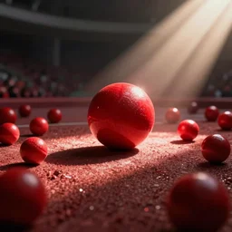 screenshoot of red ball game