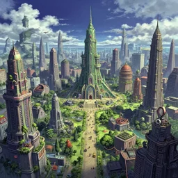 Highly detailed futurescape, 8k :: anime and manga :: by Tim Burton ::