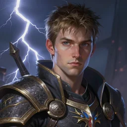 , lightning, d & d, fantasy, portrait, highly detailed, headshot, digital painting, trending on artstation, concept art, sharp focus, illustration