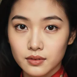 vintage_closeup portrait_photo_of_a_stunningly beautiful_vietnamese_woman with amazing shiny eyes, hyper detailed by Annie Leibovitz