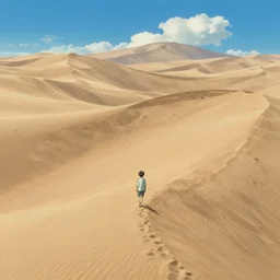sand dunes by makoto shinkai