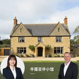 an estate agent listing photo, external view of a 5 bedroom detached countryside house in the UK, by Giger