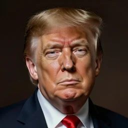 detailed portrait of donald trump by rudolf ernst, john frederick lewis, jean - leon gerome, rudolf weisse, david roberts, charles theodore frere, alfred dehodencq, orientalism