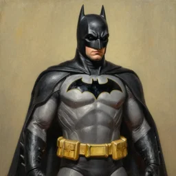 painting of batman hot toys'sideshow painting the style of leonardo da vinci