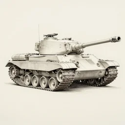 a engraving of a t - 9 0 tank by bauhaus, gustav dure, filleting technique, ultra wide
