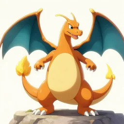 Charizard ,Greg rutkowski, Trending artstation, cinematográfica, digital Art
