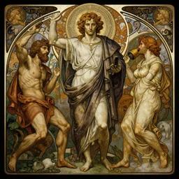 a beautiful illustration of dante's inferno, intricate, sharp focus, illustration, highly detailed, digital painting, concept art, matte, art by wlop and artgerm and greg rutkowski and alphonse mucha, masterpiece
