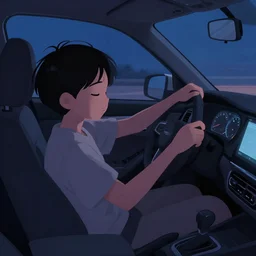 tonight is the night i fell asleep at the wheel, digital art