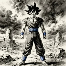 DBZ Cell, Perfect Cell, drawn by Michelangelo