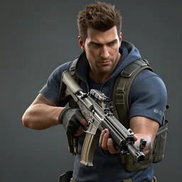 sam hyde in counter strike : global offensive, high detail, high quality, intricate detailing