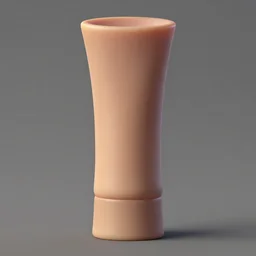 simple primitive tube shape, textured with photorealistic human skin, photoreal details, straight smooth vertical, highly realistic bump map, surface painter, pixar renderman, metahuman