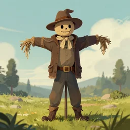 scarecrow hunt, artstation