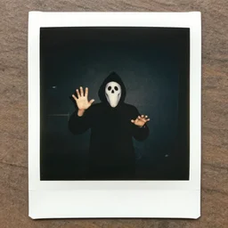 polaroid photo of a poltergeist paranormal activities - n 9