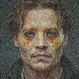 hyperrealistic mixed media image of johnny depp wearing amber heard flesh mask, stunning 3 d render inspired art by istvan sandorfi and greg rutkowski, perfect facial symmetry, realistic, highly detailed attributes and atmosphere, dim volumetric cinematic lighting, 8 k octane extremely hyper - detailed render, post - processing, masterpiece,