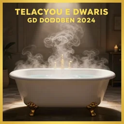 steaming bath in a clubfoot bathtub by disney concept artists, blunt borders, rule of thirds, golden ratio, godly light