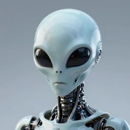 Alien Robot Head
