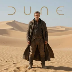 george clooney in dune, directed by denis villeneuve, cinestar colour, anamorphic