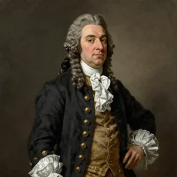 george - wendt as an 1 8 th century nobleman, painted by john everett millais