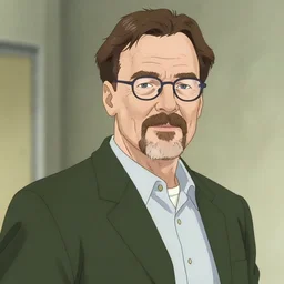 Walter White, anime key visual