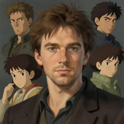 sam claflin portrait, art by studio ghibli and greg rutkowski and artgerm and ilya kuvshinov, portrait, d & d, fantasy, highly detailed, digital painting, headshot, trending on artstation, concept art, sharp focus, illustration