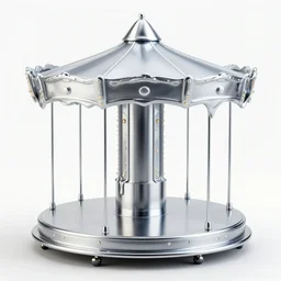 melting chrome carousel