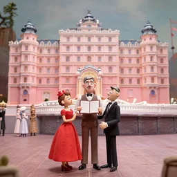 grand budapest hotel claymation