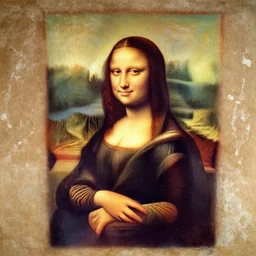 mona lisa, ancient altamira cave painting