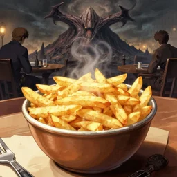 poutine ( the canadian meal ) from mount doom by alan lee and john howe