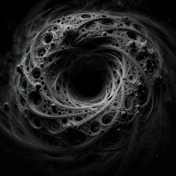 a black hole, intricate, highly detailed, digital painting, concept art, illustration, deep dark, artstation, Profound and vast, UE5, epic, by Gioele Muscolino