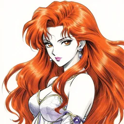 portrait of glamour redhead fantasy female bard , pen and ink, intricate line drawings, by Yoshitaka Amano, Ruan Jia, Kentaro Miura, Artgerm