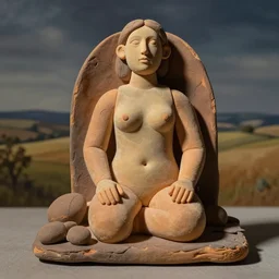 a play - doh sculpture by georgia o'keeffe