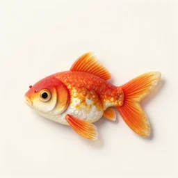 goldfish made out of sushi