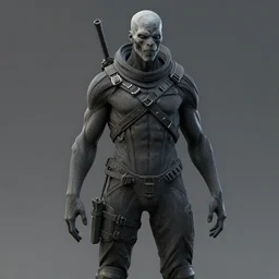a 3 d model of edomon found in the game files of death stranding