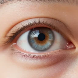 human eye inside mouth, extreme closeup, macro shot, hyperrealistic, extreme detail, ray tracing, octane render