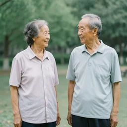 two old skinny people
