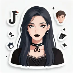 young krysten ritter goth girl, cutout vector behance hd artgerm jesper ejsing simon stalenhag