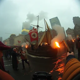 go pro footage of the boston tea party