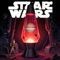 a lava lamp with jupiter and its odsts inside. donato giancola and greg rutkowski and wayne barlow. structured 1 9 9 8 cover. star wars lighting. top all time r / imaginarycyberpunk.