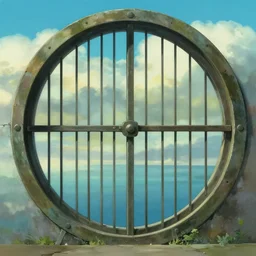 circular gate to another dimension, digital painting, concept art, smooth, sharp focus, illustration by studio ghibli