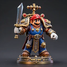 super mario warhammer 4 0 k gamesworkshop, elite, ornate, elegant trend, highly detailed and intricate, sharp focus, photography, unreal engine, trending on artstation, photorealistic, octane, hyper detailed, trending on deviantart