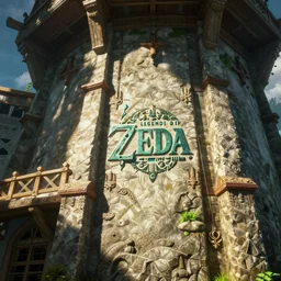 a building texture from the the legend of zelda : the wind waker