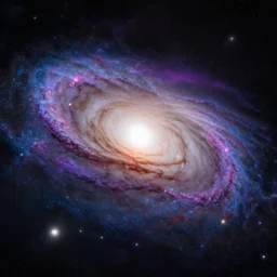 andromeda galaxy clashing into the milky way galaxy