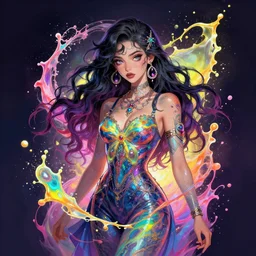 DMT entity champion blog girl splashart by Alex Gray, very very very very beautiful