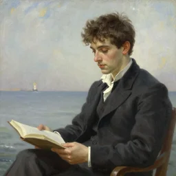 by Ivan Aivazovsky and Odilon Redon