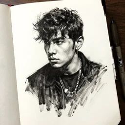 jayz, dark ink sketch