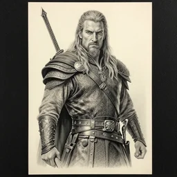 aragorn human ranger | | pencil sketch, realistic shaded, fine details, realistic shaded lighting poster by greg rutkowski, magali villeneuve, artgerm, jeremy lipkin and michael garmash and rob rey