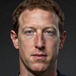 very realistic face close up zuckerberg by zbrush